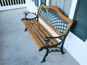 Refurbish Wrought Iron Bench Photo 16