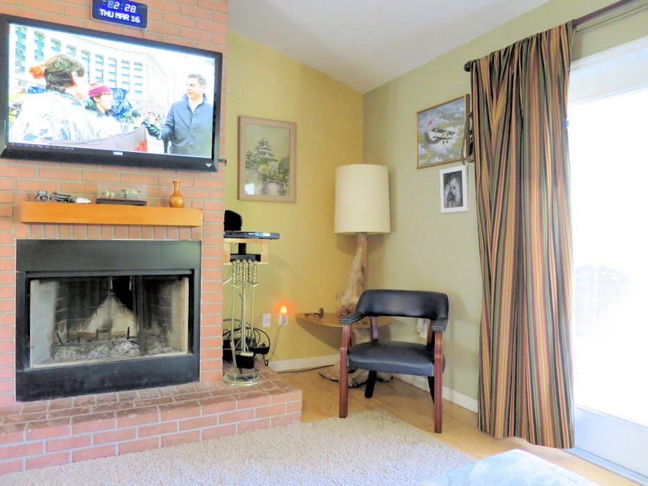 Area right of the Fireplace before Painting  