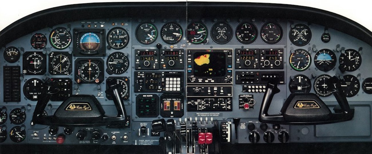 Cessna 421 Cockpit Dash Display  