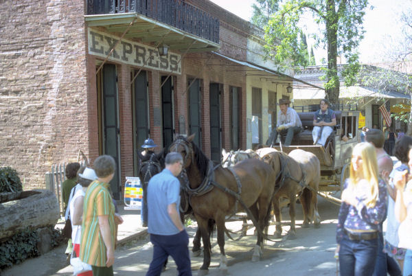 Stagecoach at Columbia, California