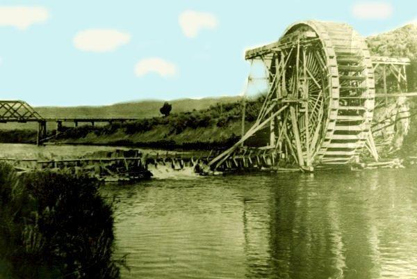 Bernice's Grandfather Builds a Waterwheel 