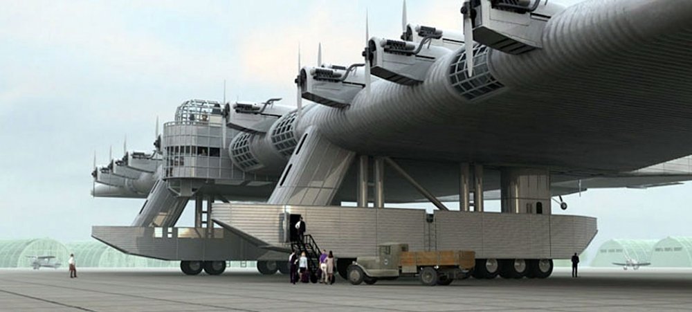 Kalinin K-7 Russian Giant Transport/Bomber   