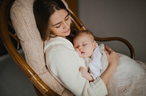 Child Asleep in Mom's Arms - Page 4