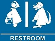 International Restroom Signs Photo 9