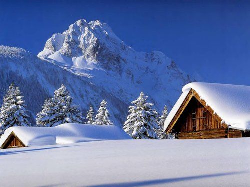 Snow Covered Lodge - Scene 10