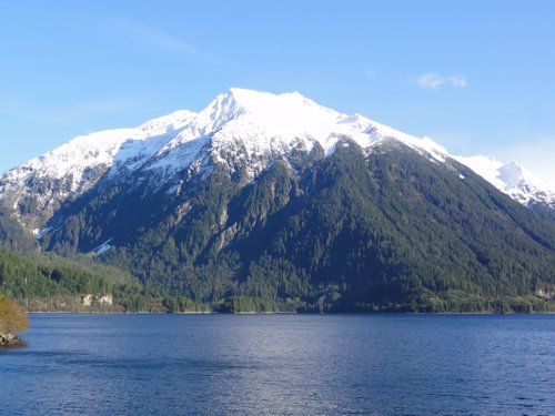 Towering Peaks above the Lake - Scene 14