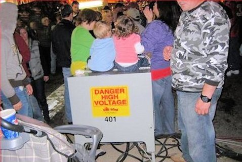 High Voltage Safety Sign - Scene 4