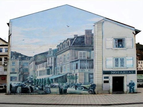 A Blank Featureless Wall Turned in to a Happy Village Square - Scene 46
