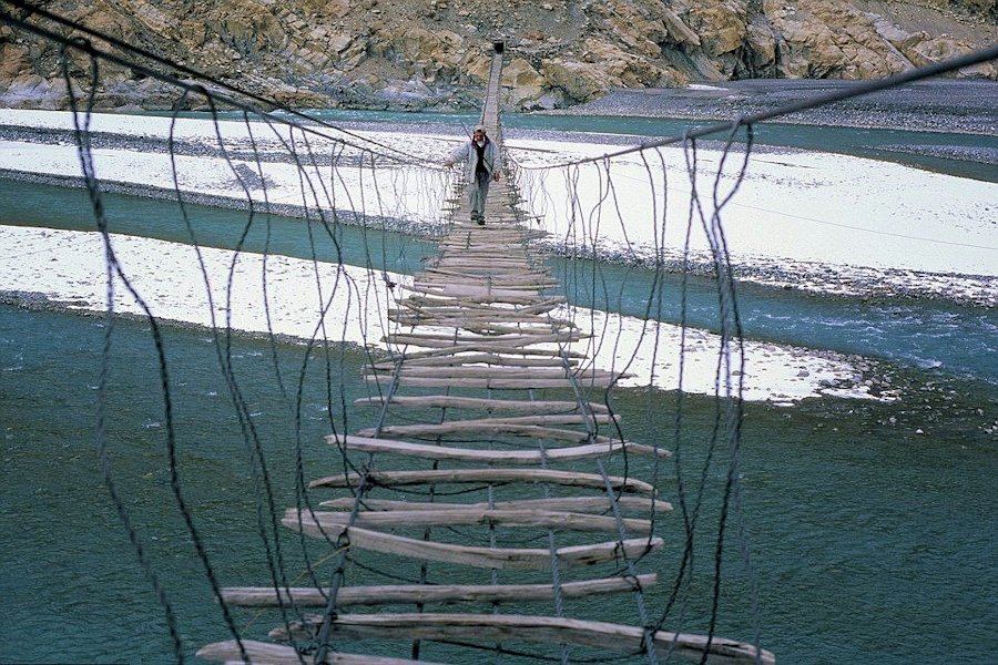 Hunza River Karakoram Mountains Pakistan  