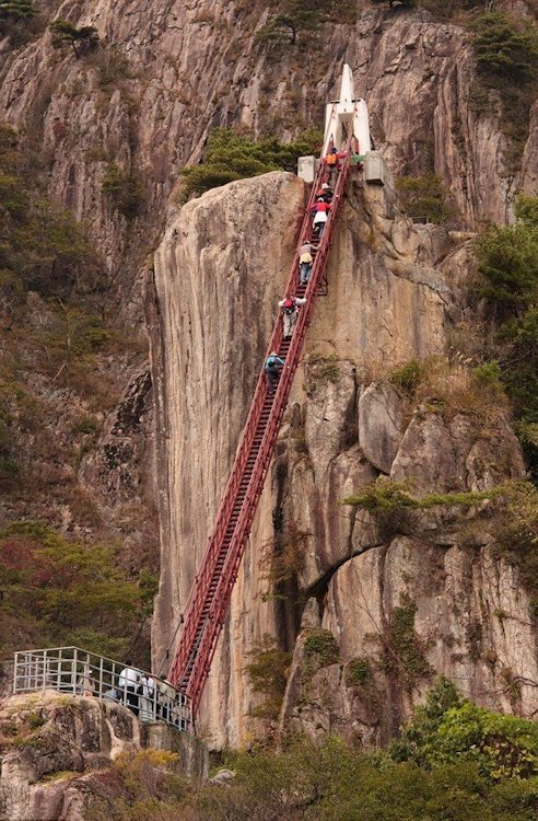 Daedunsan Provincial Park in South Korea  