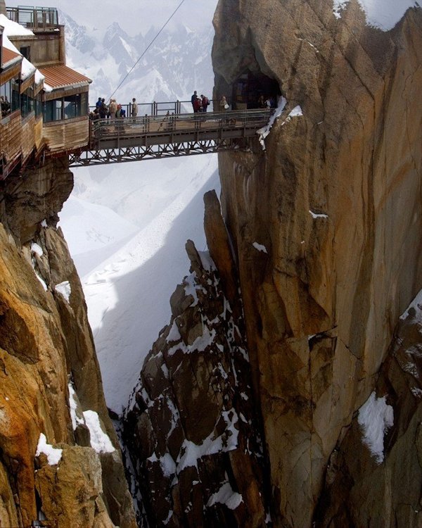 Aiguille Du Midi Mountain in Chamonix-Mont-Blanc  