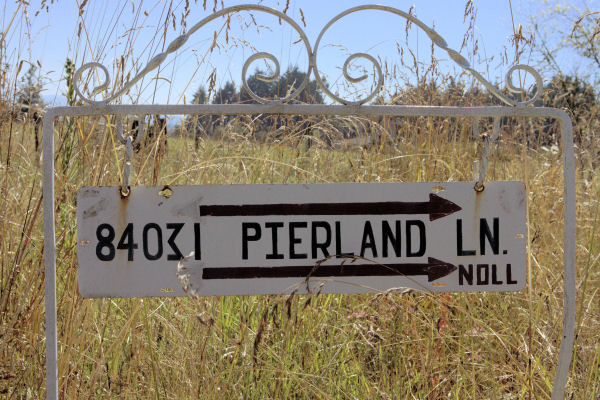 Lane Sign