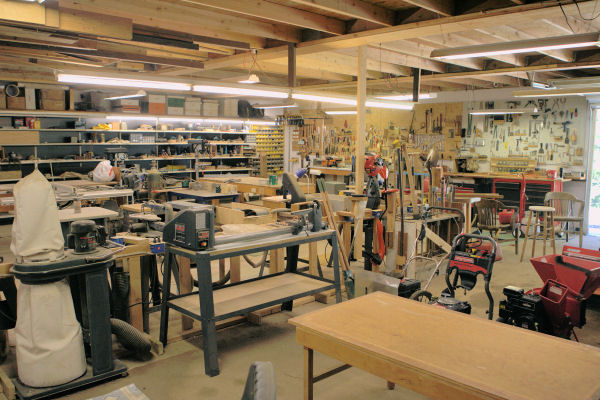 Shop from Southeast Corner
