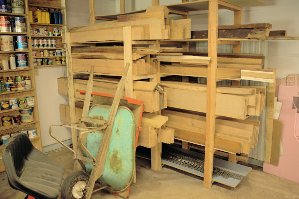 Rack of Hardwoods