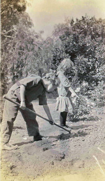 Working on the Lark Ellen Ranch