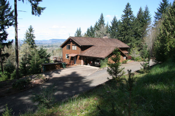 Area in front of the Garage