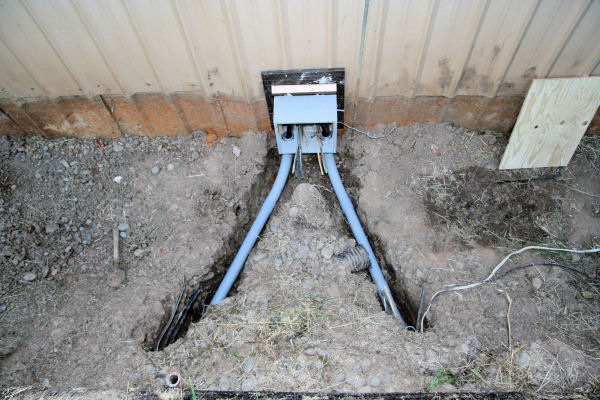 We Underground Electrical Wires