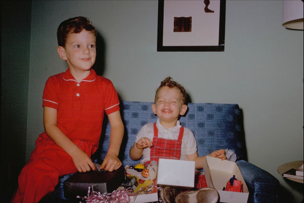 Landon at Two Years with brother Chet, Five, 1962