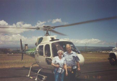 Our Heliocopter Ride over the Erupting Volcano