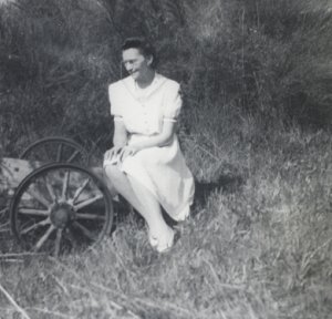 Mom at our House in Eatonville