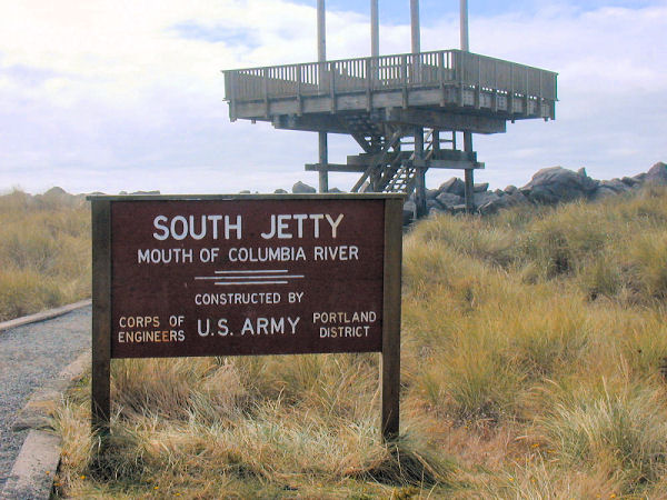 South Jetty Platform Sign