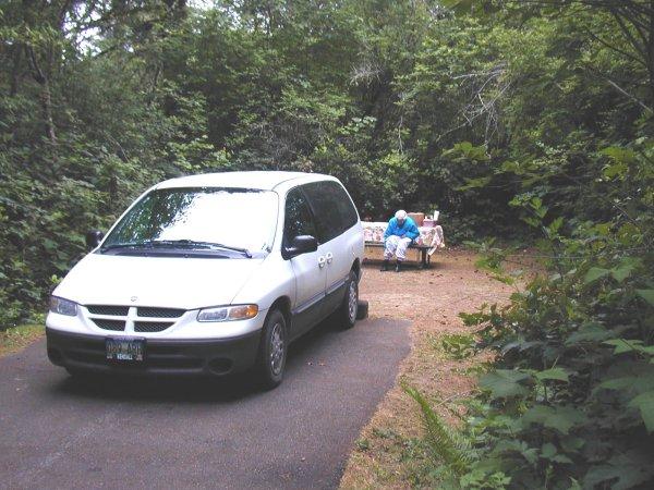 Our Camp Site at Alder Dune Campground