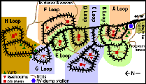 Map of Honeyman State Park