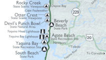 Agate Beach Map