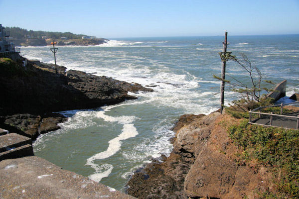 Entrance to Depoe Bay Harbor