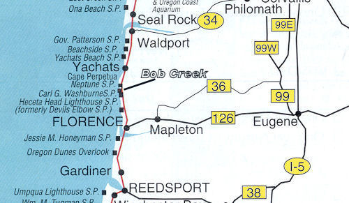  Bob Creek Map