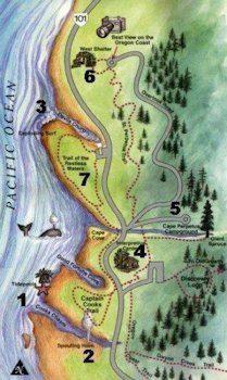 Cape Perpetua Scenic Area Map