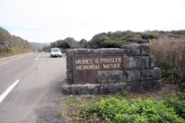 Sign at Muriel Ponsler Wayside 