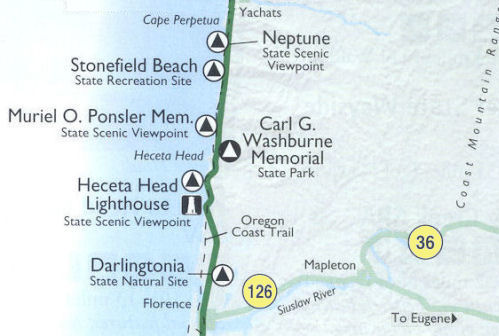 Map to Neptune State Park 