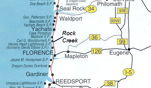 Rock Creek Campground Oregon Coast