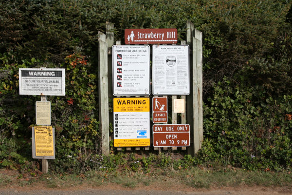 Park Sign