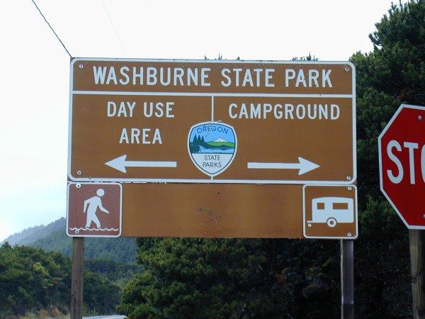 Carl G. Washburne State Park Sign 
