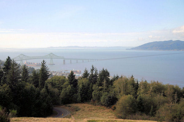 View of Astoria Bridge to Washington