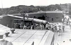 Fort Stevens Cannon in Action