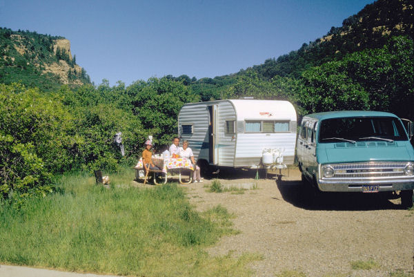 Our Van and Trailer