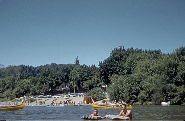 Loren and Paul on Rafts